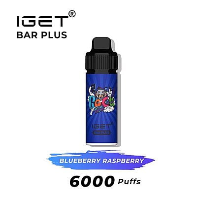 Iget Bar Plus Kit 6000 Blueberry Raspberry