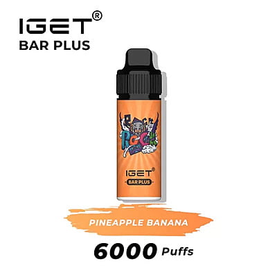 Iget Bar Plus Kit 6000 Pineapple Banana