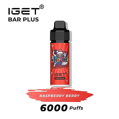 Iget Bar Plus Pods 6000 Raspberry Berry