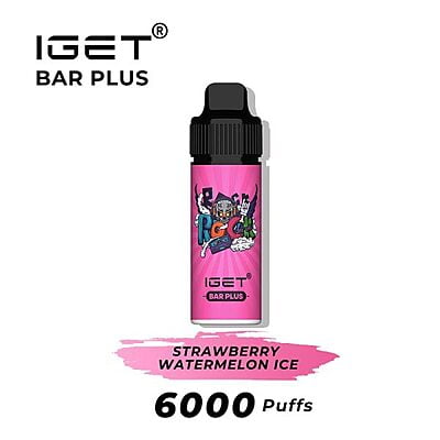Iget Bar Plus Pods 6000 Strawberry Watermelon Ice