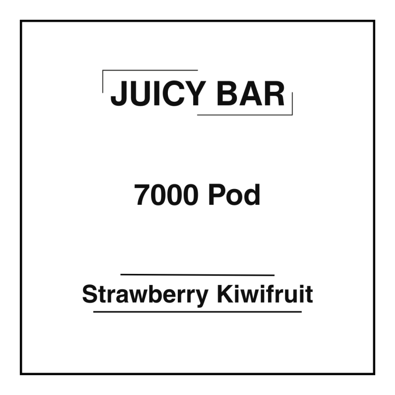 Juicy Bar 7000 Pod Strawberry Kiwifruit