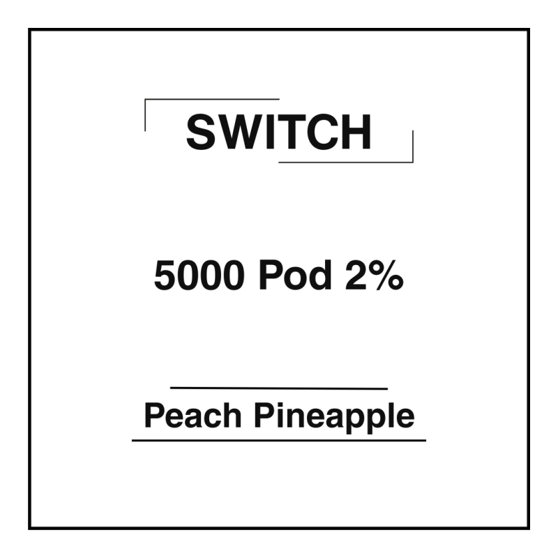 Switch 2% Pod 5000 Peach Pineapple