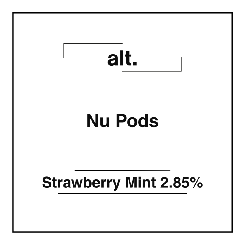 alt. Nu Pods Strawberry Mint 2.85%