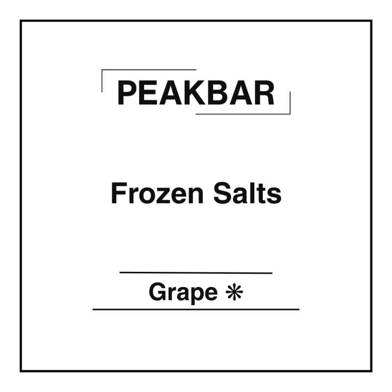 Peakbar Frozen Salts Grape