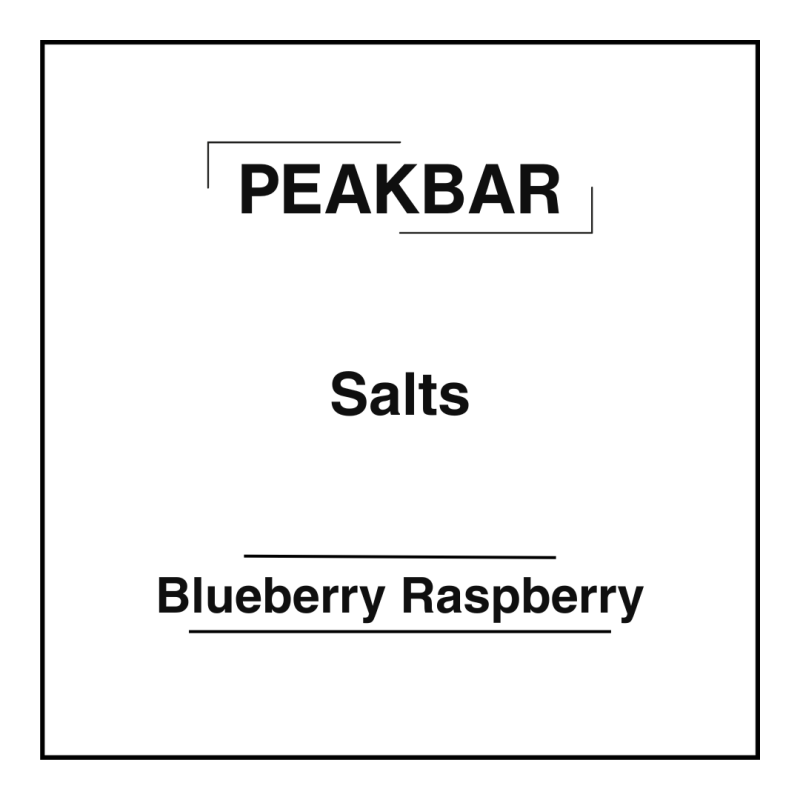 Peakbar Salts Blueberry Raspberry