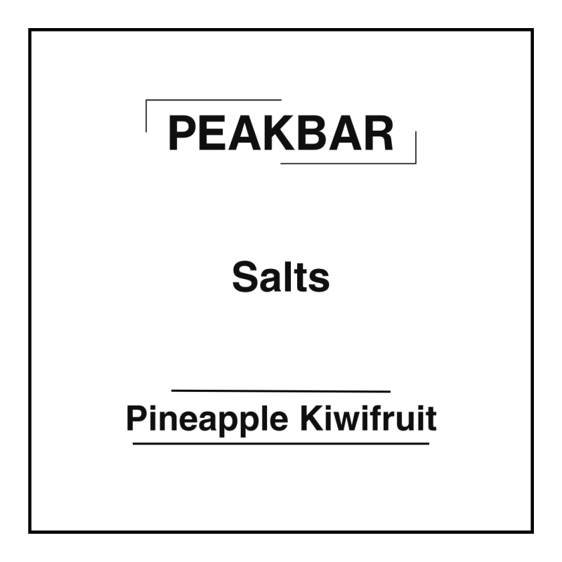 Peakbar Salts Pineapple Kiwifruit