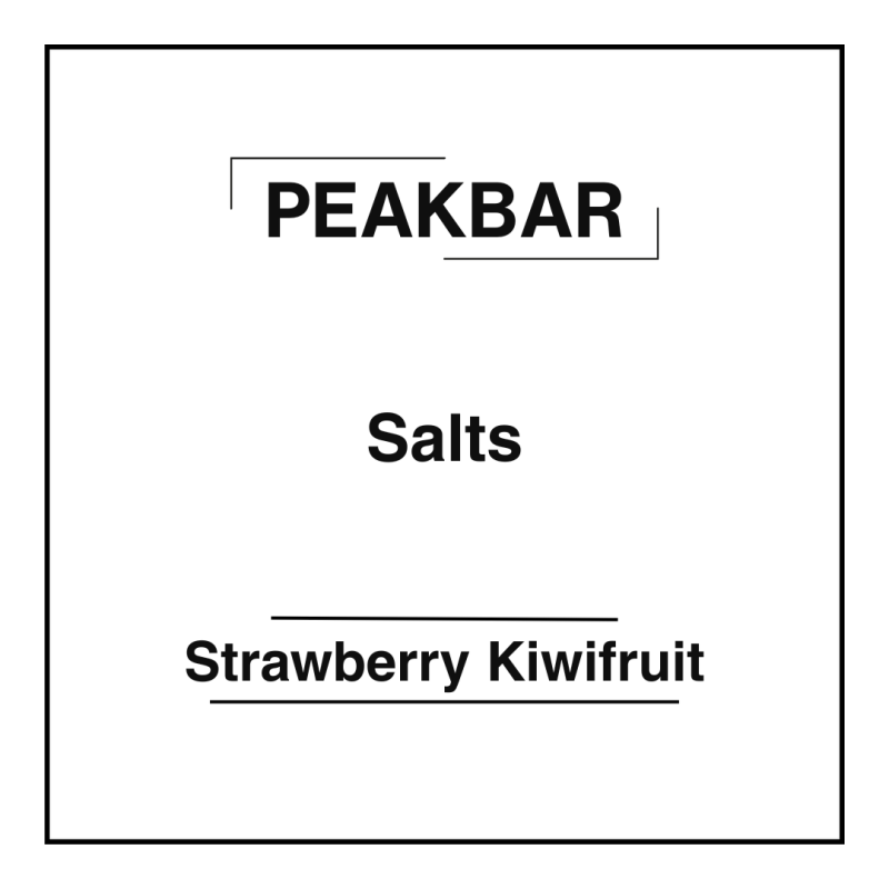 Peakbar Salts Strawberry Kiwifruit