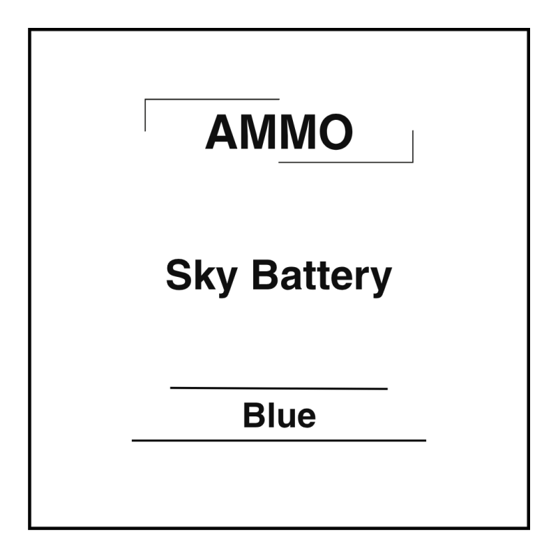 Ammo Sky Battery Blue