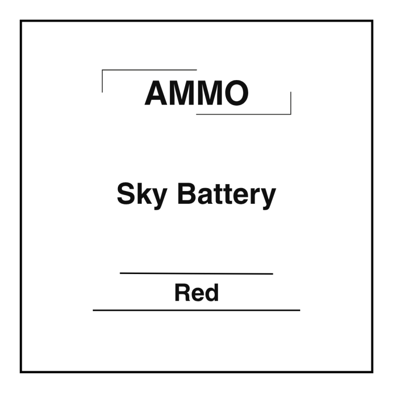 Ammo Sky Battery Red