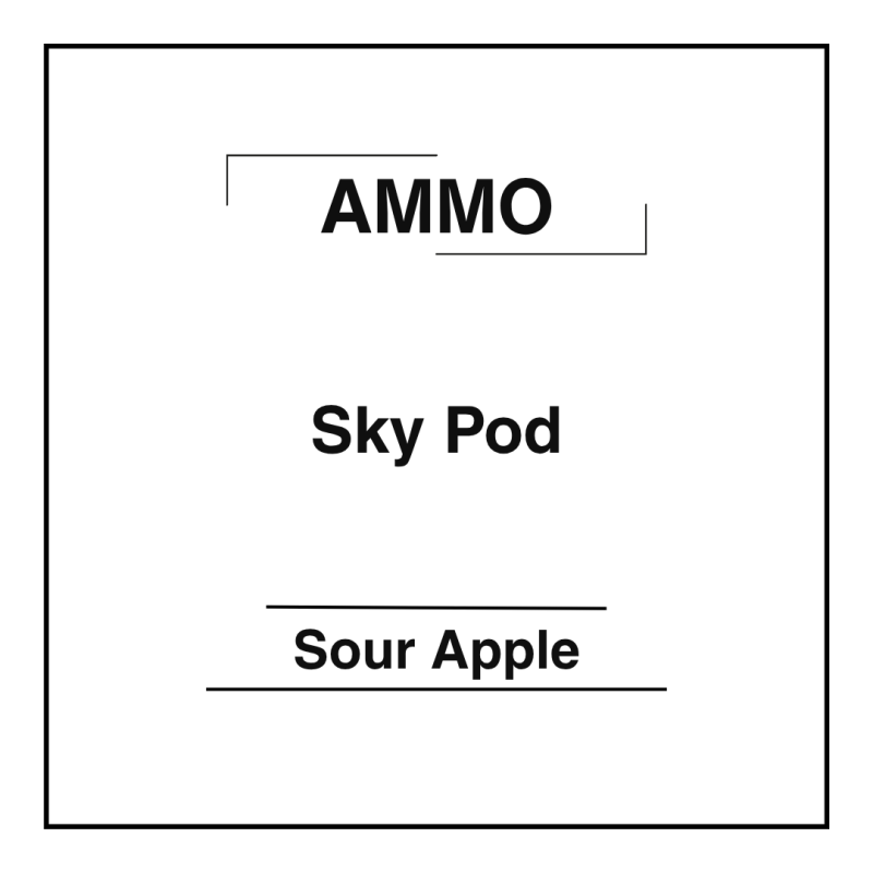 Ammo Sky Pod Sour Apple