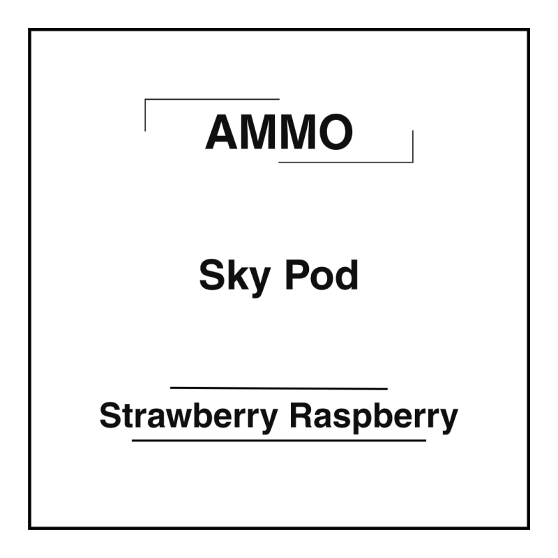 Ammo Sky Pod Strawberry Raspberry