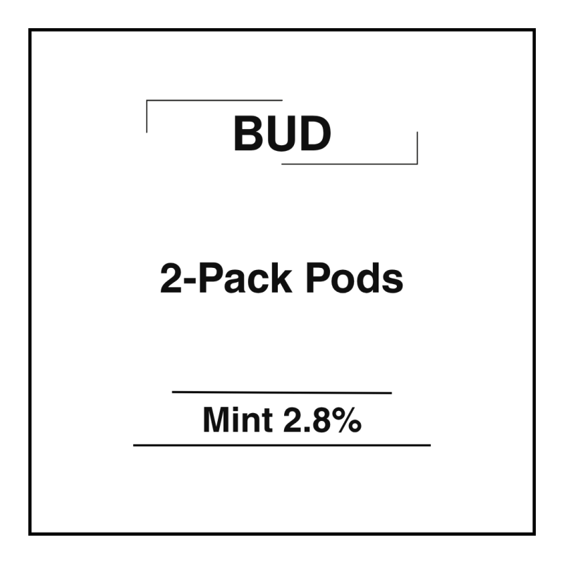 Bud 2-Pack Pods Mint 2.8%