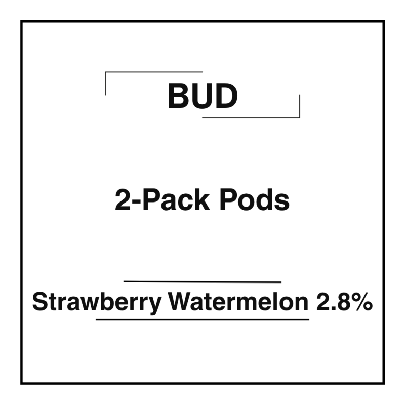 Bud 2-Pack Pods Strawberry Watermelon 2.8%