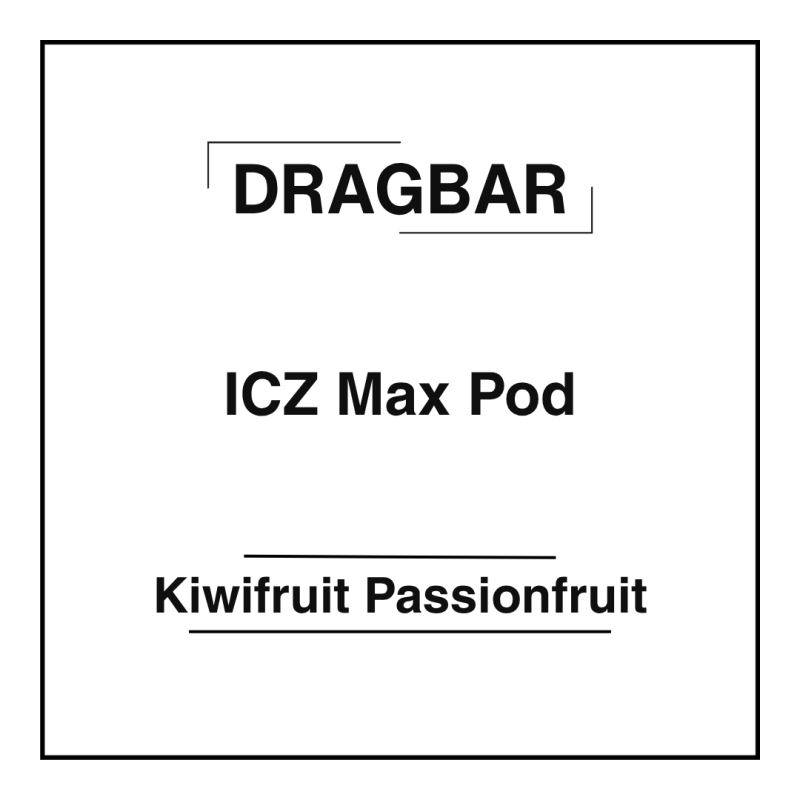 DRAGBAR ICZ Max Pod Kiwifruit Passionfruit