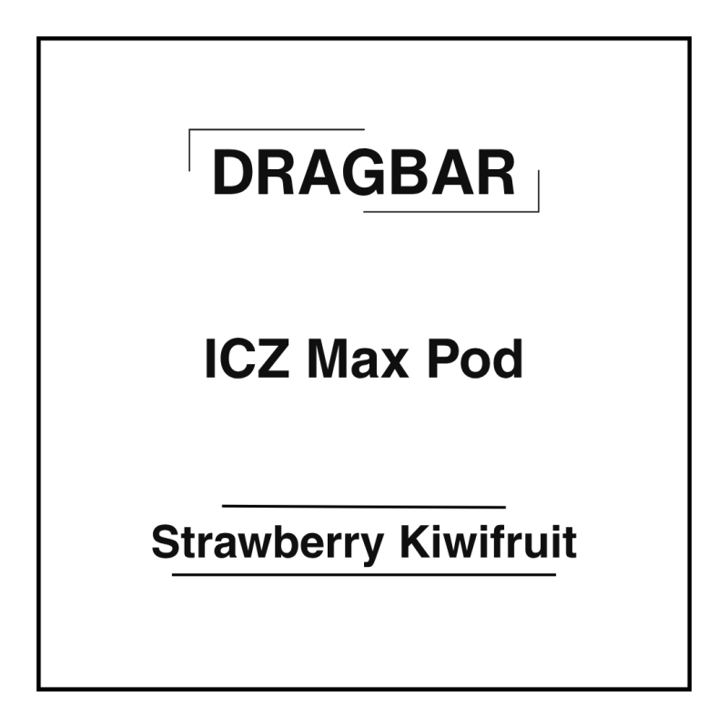 DRAGBAR ICZ Max Pod Strawberry Kiwifruit