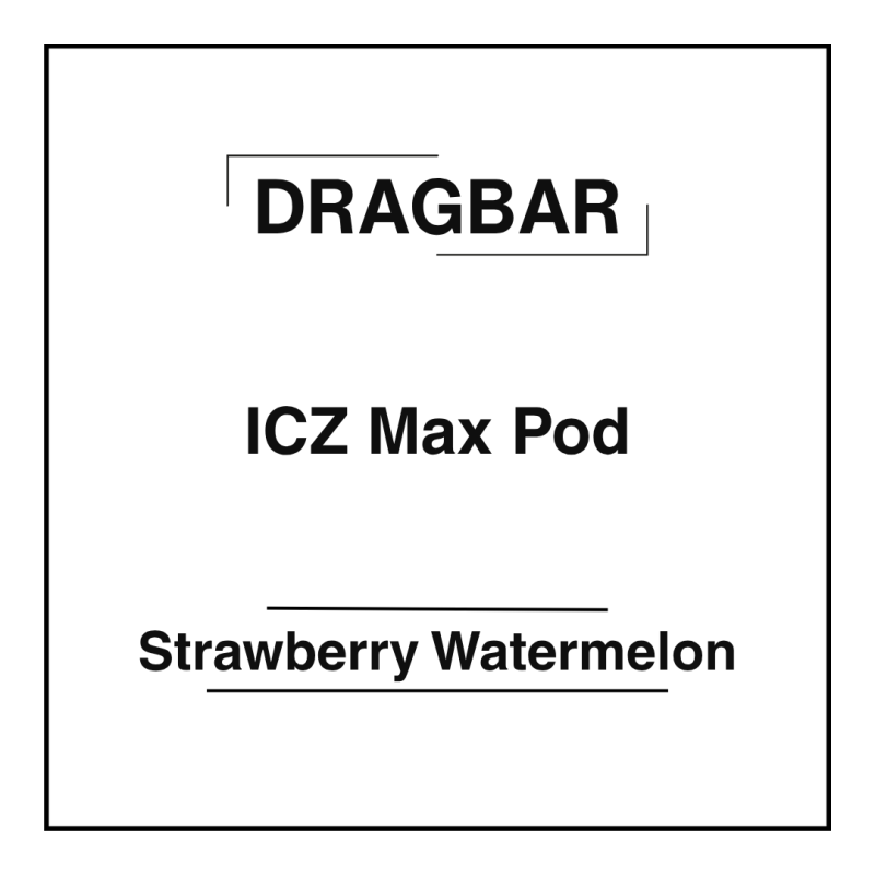 DRAGBAR ICZ Max Pod Strawberry Watermelon