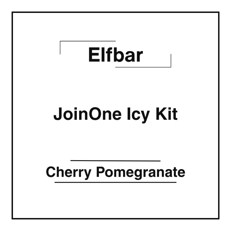 Elfbar JoinOne Icy Kit Cherry Pomegranate