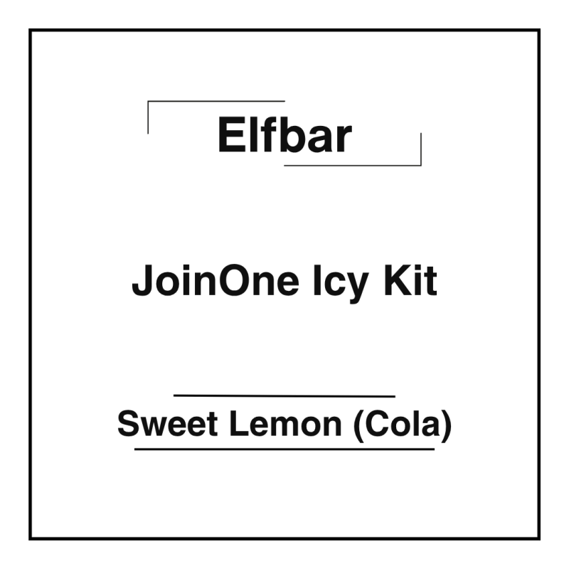 Elfbar JoinOne Icy Kit Sweet Lemon (Cola)