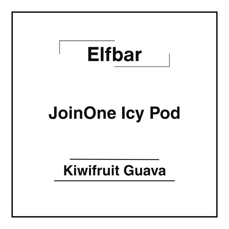 Elfbar JoinOne Icy Pod Kiwifruit Guava