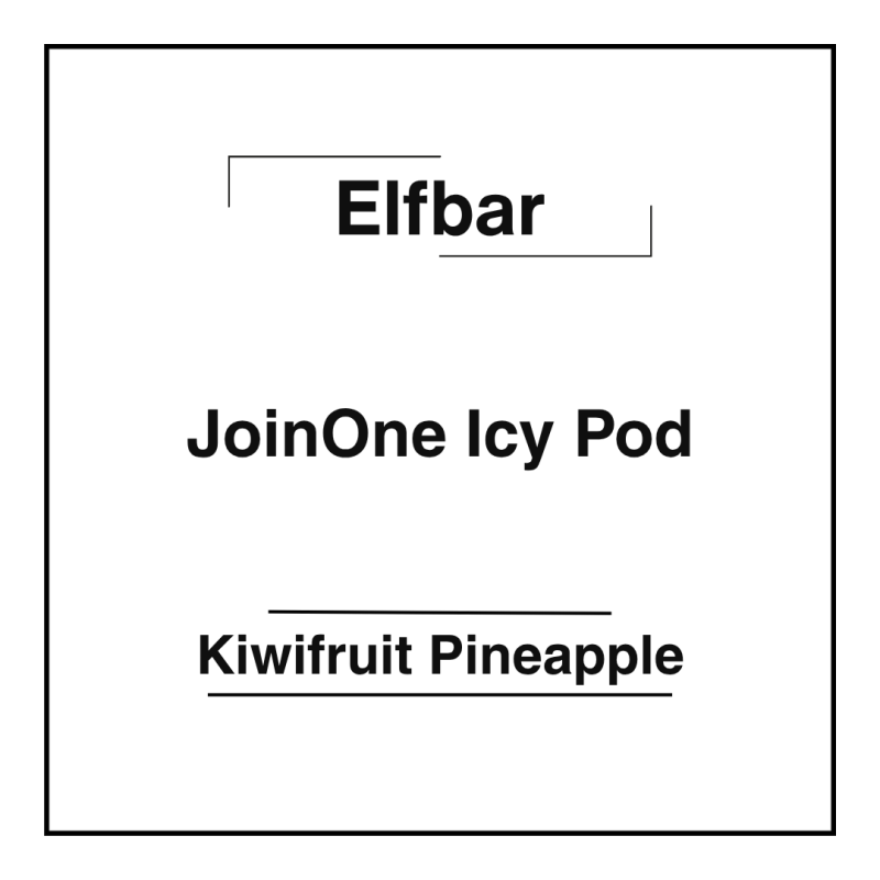 Elfbar JoinOne Icy Pod Kiwifruit Pineapple