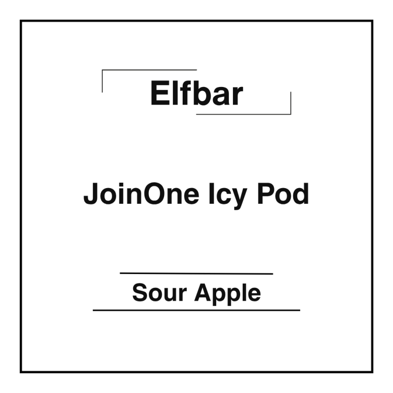 Elfbar JoinOne Icy Pod Sour Apple