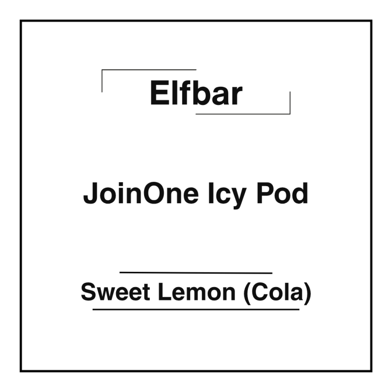 Elfbar JoinOne Icy Pod Sweet Lemon (Cola)