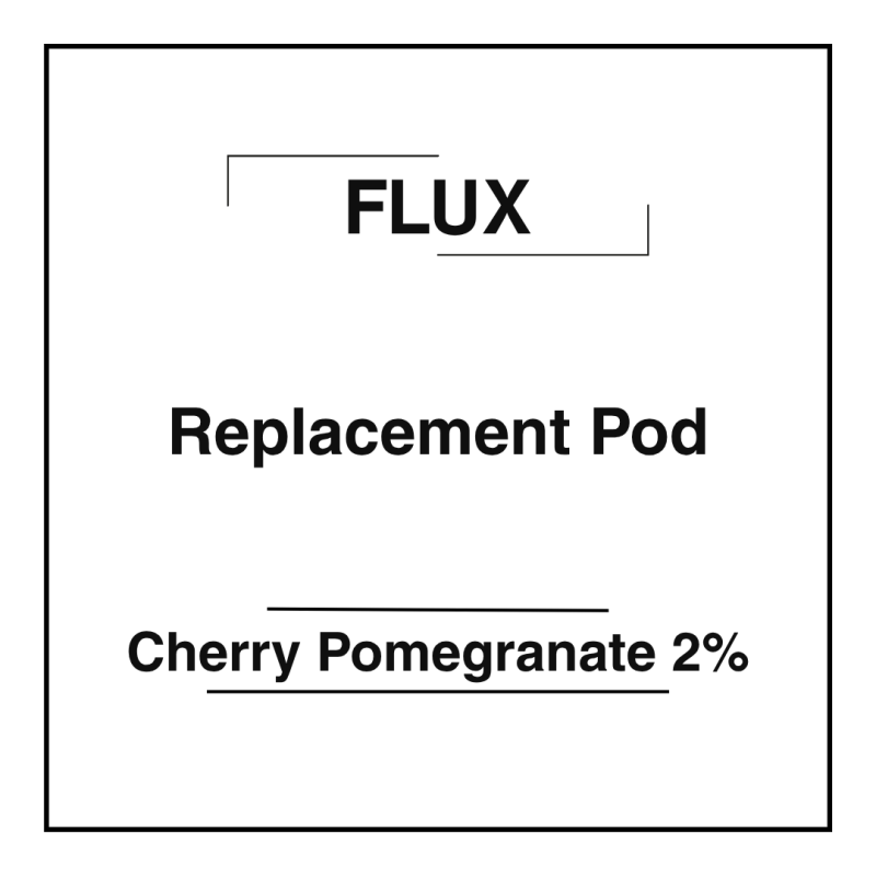 FLUX Replacement Pod Cherry Pomegranate 2%