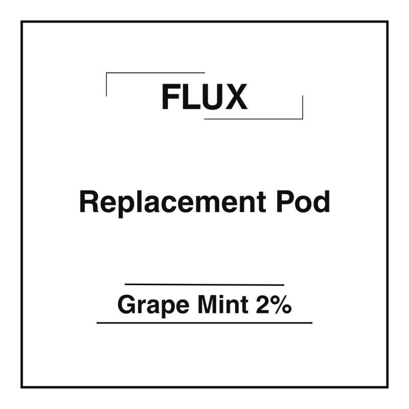 FLUX Replacement Pod Grape Mint 2%