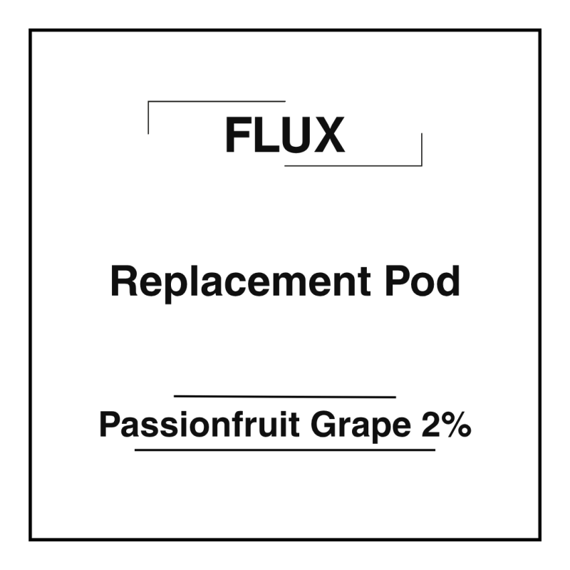 FLUX Replacement Pod Passionfruit Grape 2%