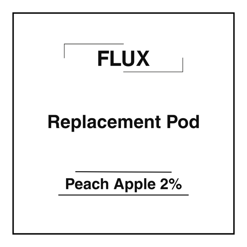 FLUX Replacement Pod Peach Apple 2%