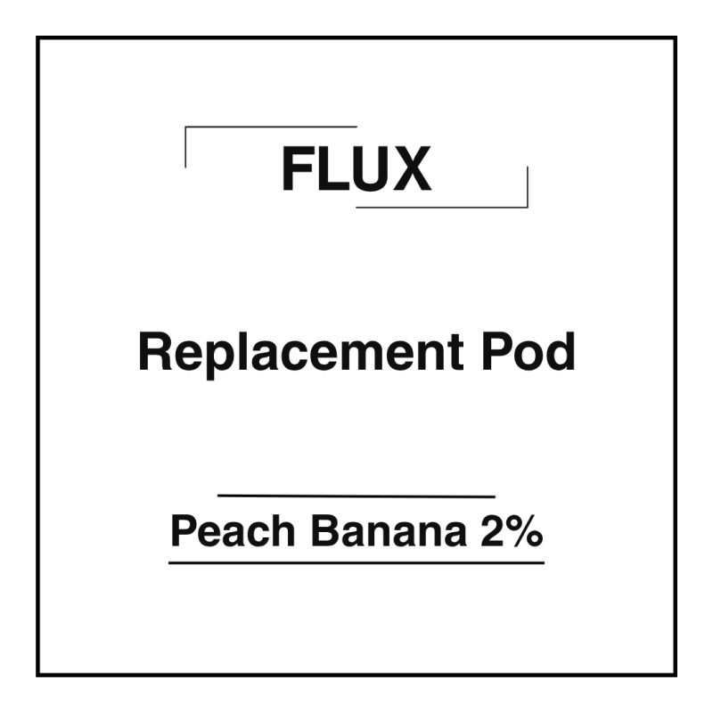 FLUX Replacement Pod Peach Banana 2%