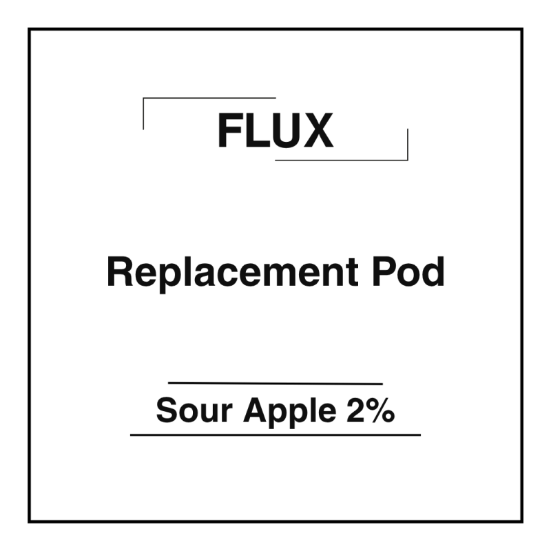 FLUX Replacement Pod Sour Apple 2%