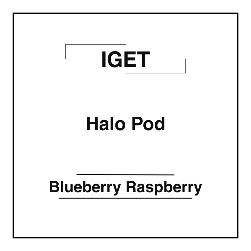 IGET Halo Pod Blueberry Raspberry