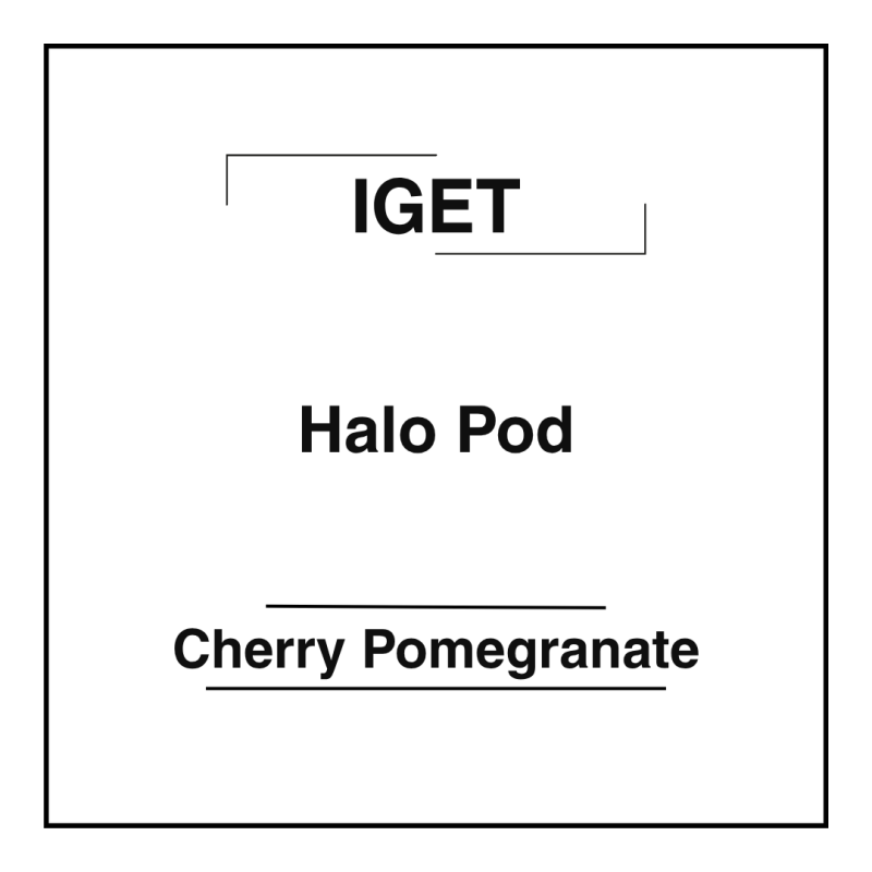 IGET Halo Pod Cherry Pomegranate