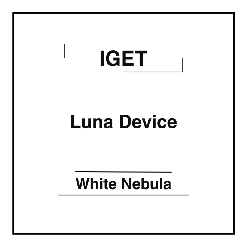IGET LUNA Device - White Nebula
