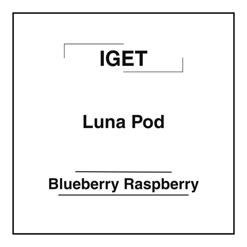 IGET LUNA KP13000 POD-Blueberry Raspberry