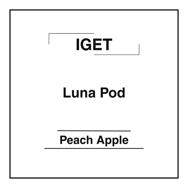 IGET LUNA KP13000 POD-Peach Apple