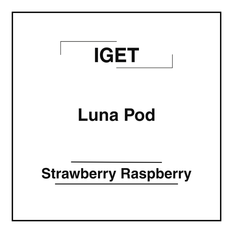 IGET LUNA KP13000 POD-Strawberry Raspberry
