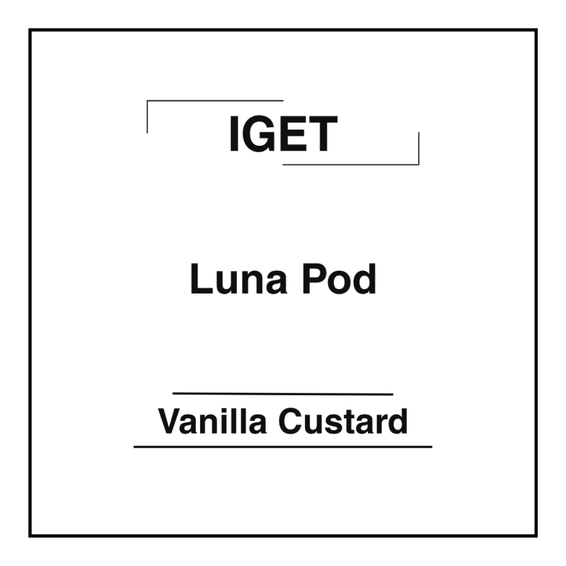 IGET LUNA KP13000 POD-Vanilla Custard