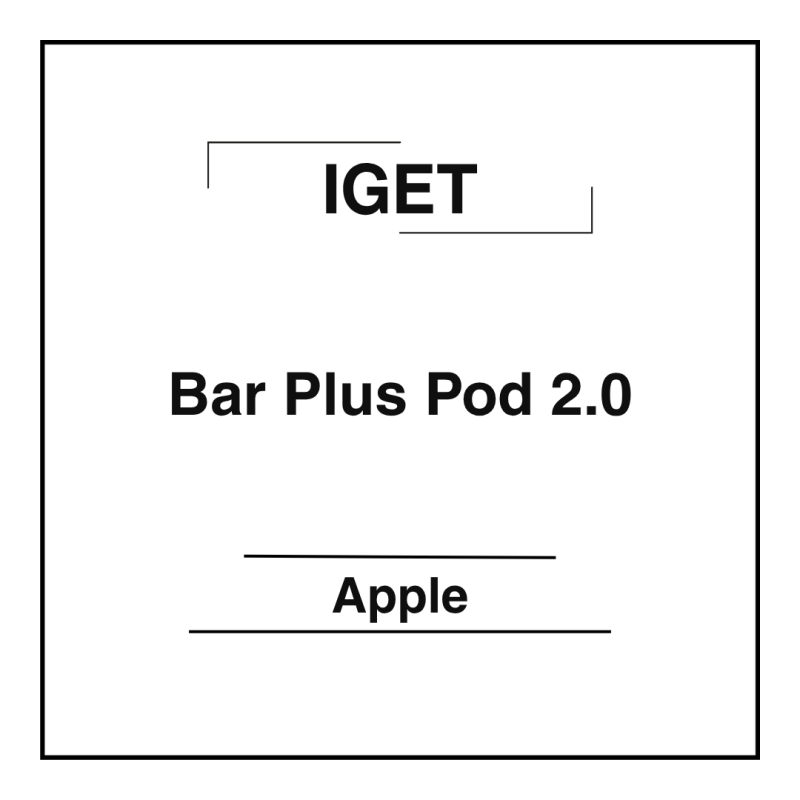 Iget Bar Plus Pod 2.0 Apple