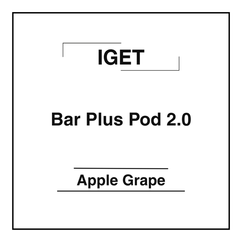 Iget Bar Plus Pod 2.0 Apple Grape