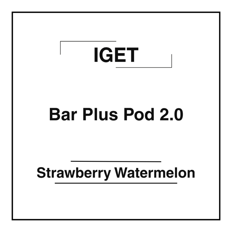 Iget Bar Plus Pod 2.0 Strawberry Watermelon (Strawberry Watermelon Ice)