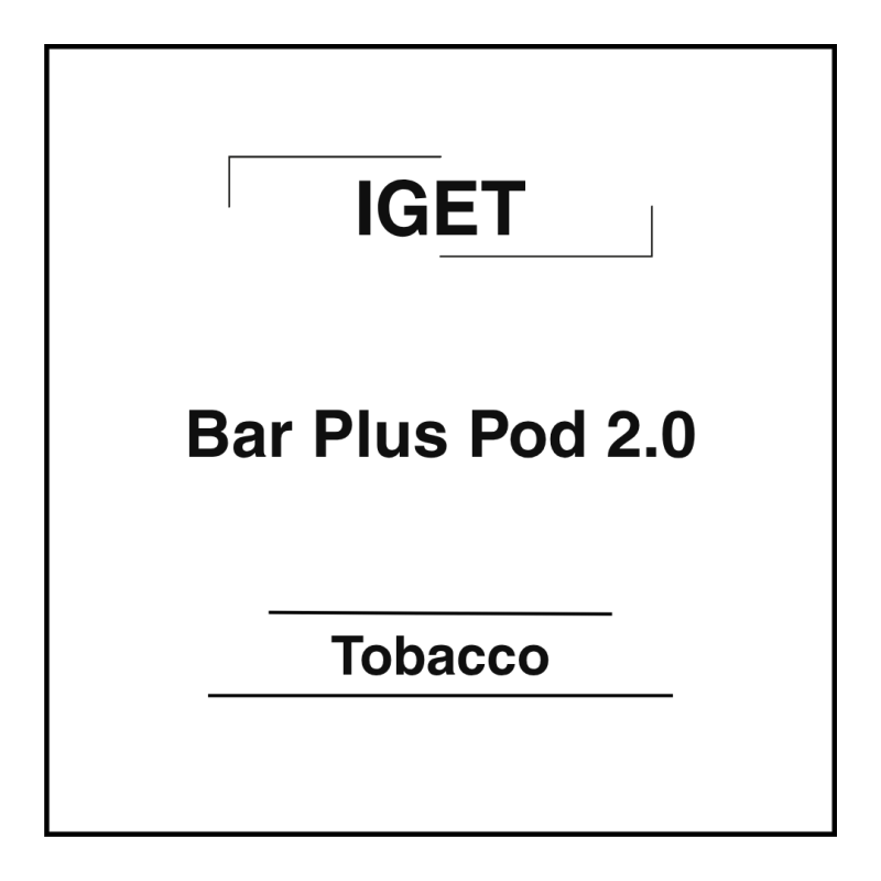 Iget Bar Plus Pod 2.0 Tobacco