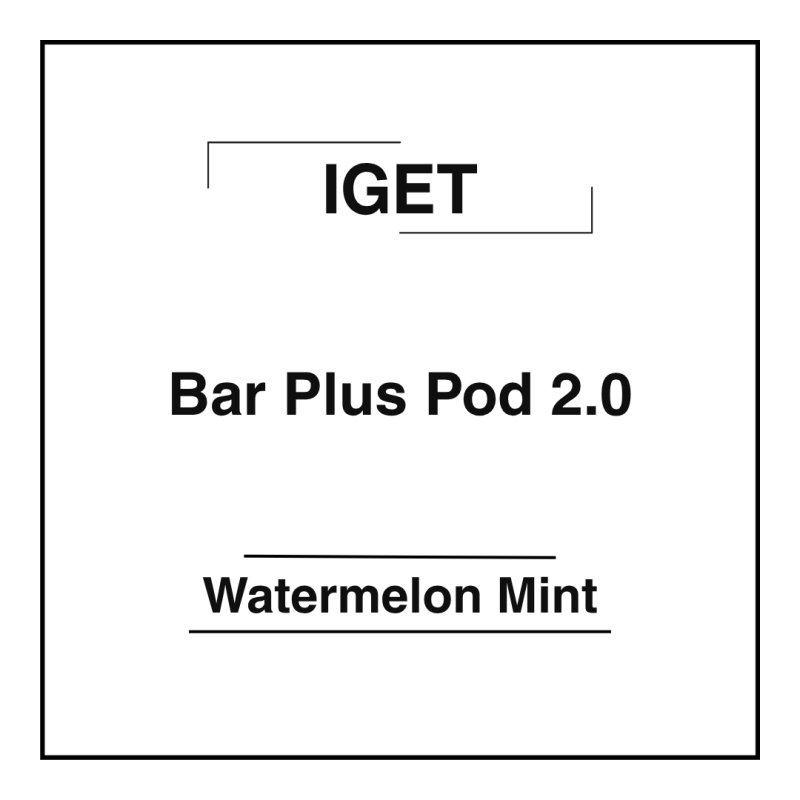 Iget Bar Plus Pod 2.0 Watermelon Mint