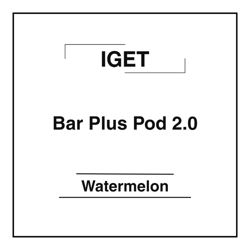 Iget Bar Plus Pod 2.0 Watermelon (Watermelon Ice)