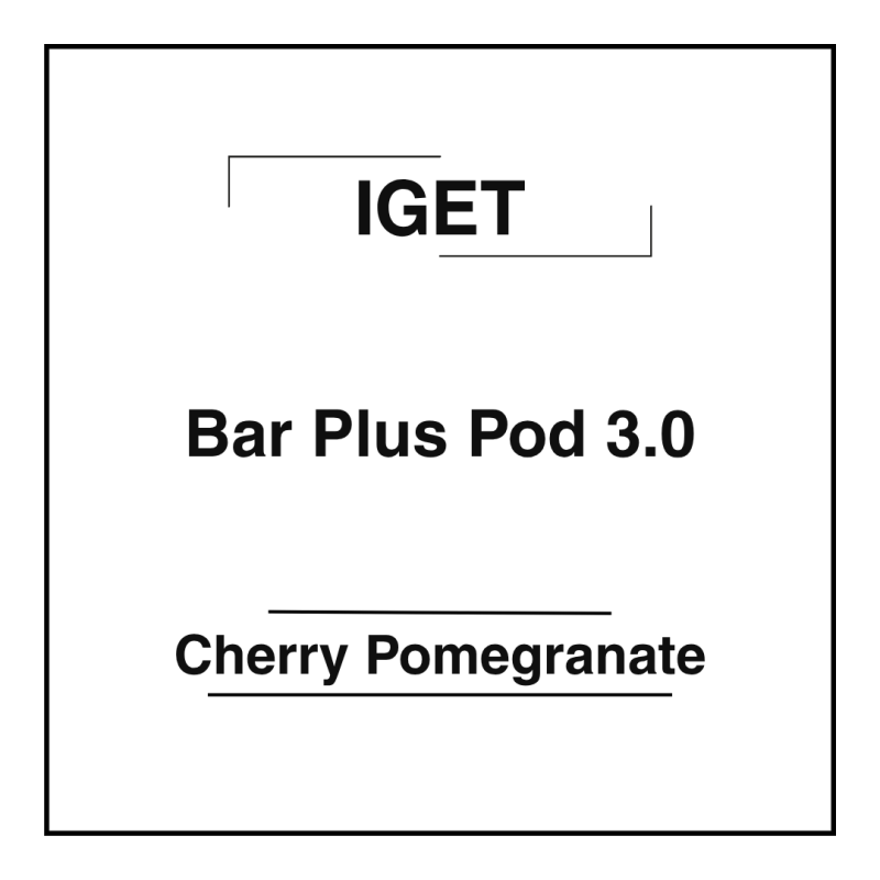 Iget Bar Plus Pod 3.0 Cherry Pomegranate