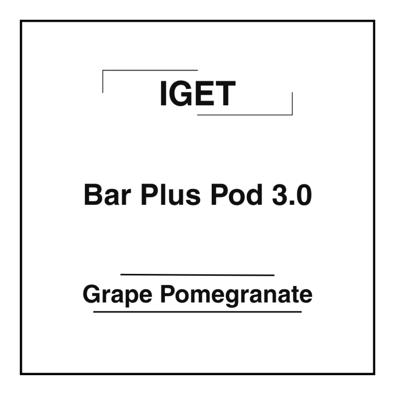Iget Bar Plus Pod 3.0 Grape Pomegranate