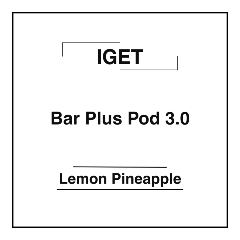 Iget Bar Plus Pod 3.0 Lemon Pineapple