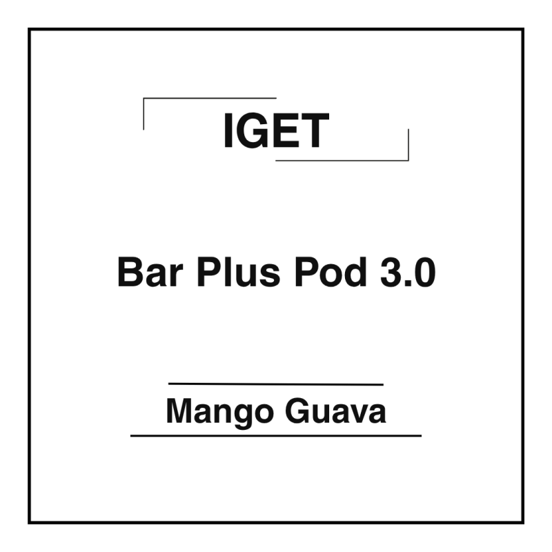 Iget Bar Plus Pod 3.0 Mango Guava