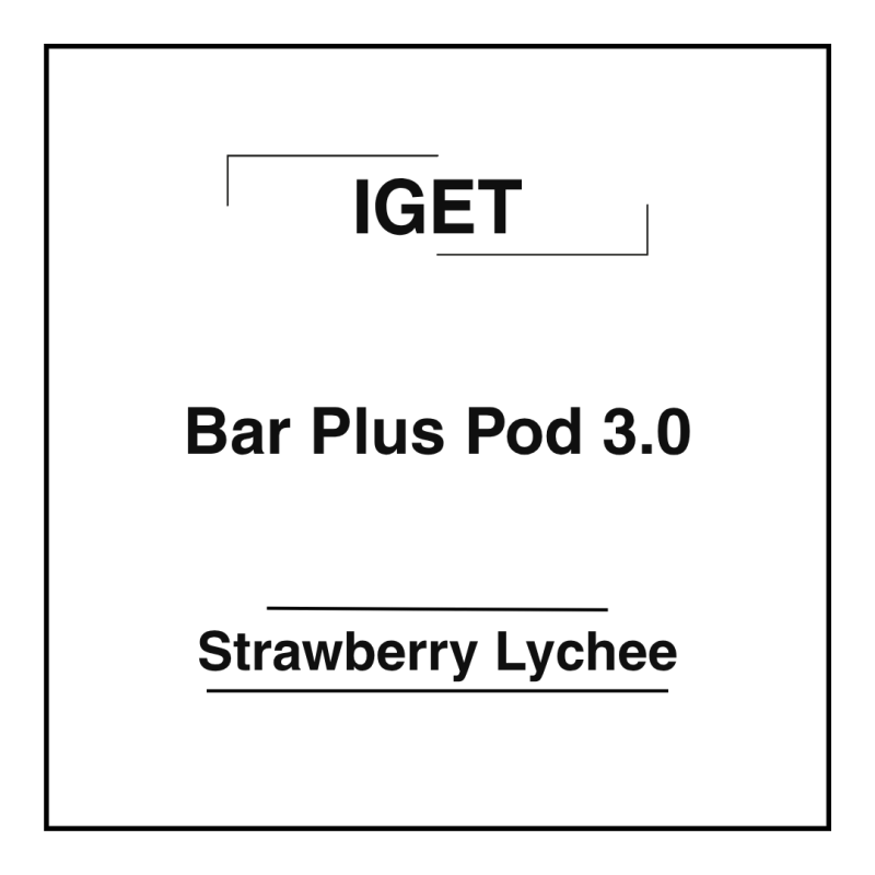 Iget Bar Plus Pod 3.0 Strawberry Lychee
